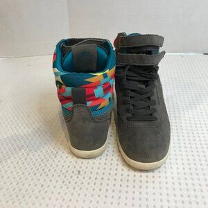 REEBOK WOMENS CLASSIC AZTEC PRINT HI-TOP SNEAKER SIZE 7.5